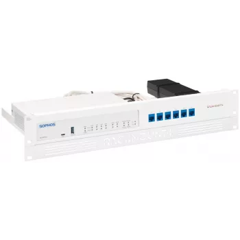 Rackmount.IT RM-SR-T10 19 inch Rack Mount Kit for Sophos RED 20 / RED 60 – 1U, Front-Facing, Power Supply Fixation, White