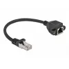 Network Extension Cable DeLOCK Cat.6A 25 cm Black