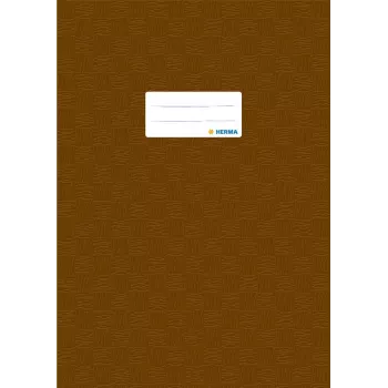 Exercise book cover HERMA PP A4 brown opaque