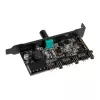 PCI-slot Fan and RGB LED Controller Lamptron CFP30, black