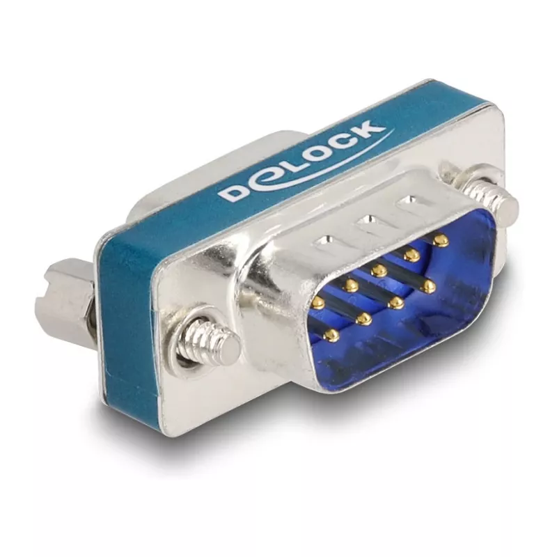 DeLOCK RF/EMI Interference Suppression Filter D-Sub 9 pin male to female low-pass inductive
