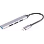 USB-C hub ShiverPeaks 13-50002 — 4× USB-A 3.0 slim adapter for USB-C ports