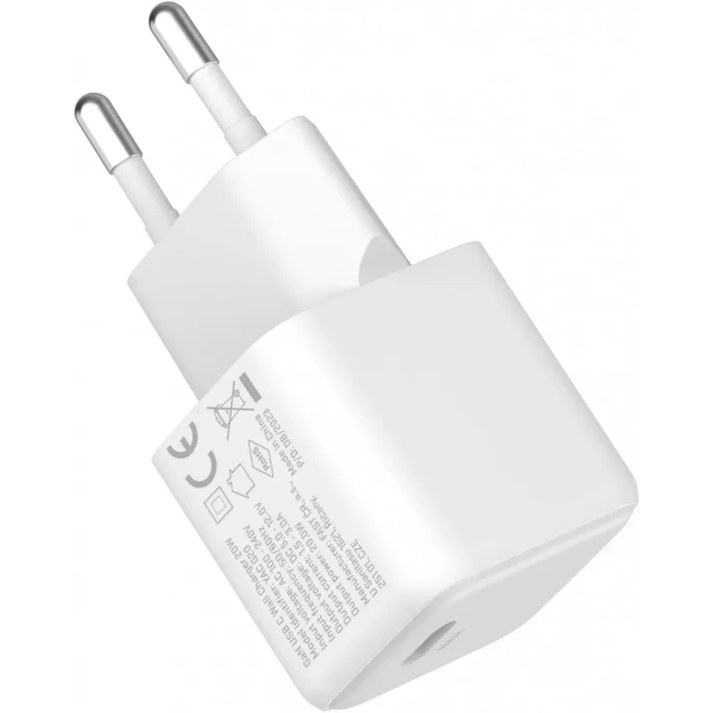 USB‑C wall charger YENKEE YAC G20 20W 3A Power Delivery
