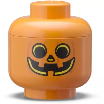 Storage box room copenhagen LEGO Storage HEAD Pumpkin Mini Orange Black — compact toy and accessory organizer