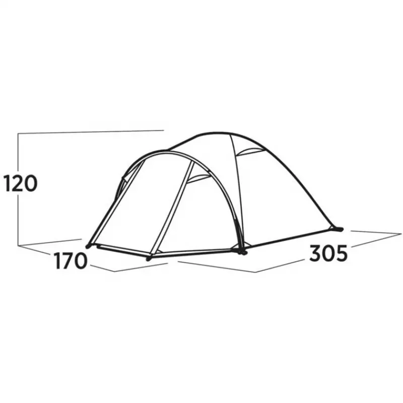 Easy Camp Setesdal 3 Green Dome/Igloo tent