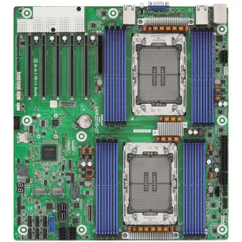 Motherboard ASRock GNR2D16-2T, Intel SoC, LGA 4710 (Socket E2), EEB, 16 DDR5 slots, max 128 GB, 10Gb Ethernet