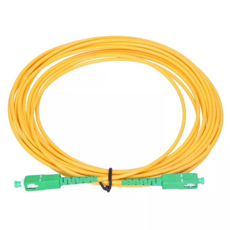 Extralink SC/APC-SC/APC Patch Cord, Singlemode, Simplex, G.657A1, 3mm, 3m