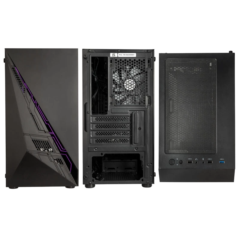 Computer Case Kolink Inspire K2 Plus ARGB Micro-ATX Black
