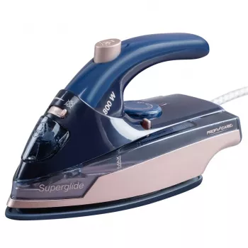 Travel steam iron Profi-Care PC-DB 3125 — ceramic soleplate, 800 W, 0.04 L tank, blue/rose