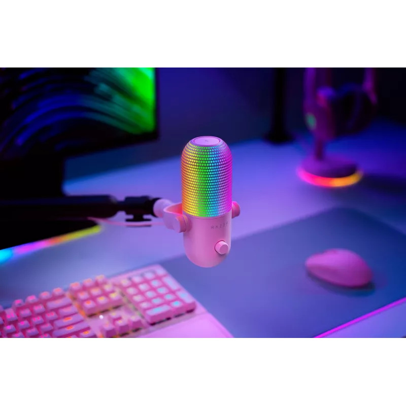 Razer Seiren V3 Chroma Pink PC microphone
