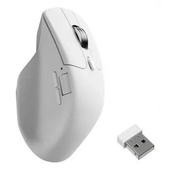 Mouse Keychron M6 Right-hand RF Wireless + Bluetooth + USB-C Optical 30000 DPI White