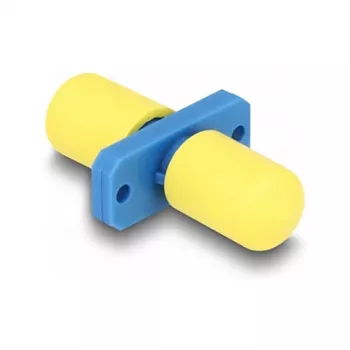 DeLOCK Optical Fiber Coupler ST Simplex female to ST Simplex female blue