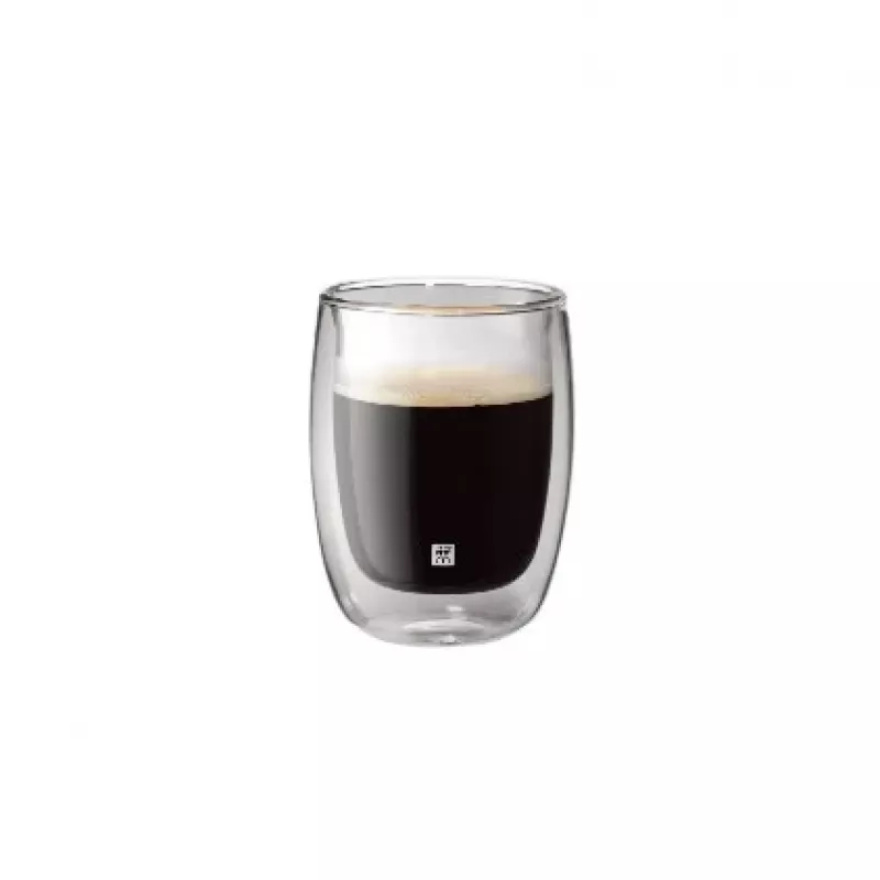 Borosilicate Glass Double-Wall Container ZWILLING 39500-076, 200 ml, clear, set of 2