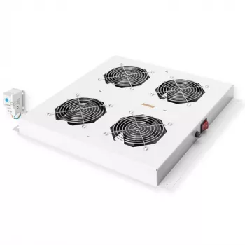 ROLINE 19-inch cooling fan unit, 4 fans, grey, model 26.21.0077
