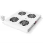 ROLINE 19-inch cooling fan unit, 4 fans, grey, model 26.21.0077