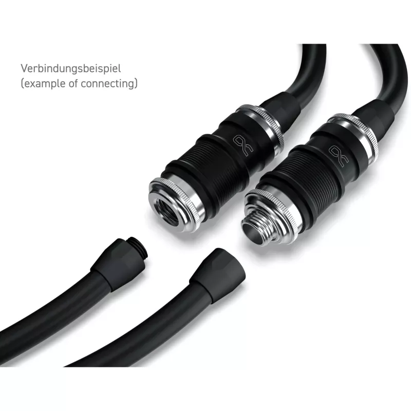 Push-In Female IG Alphacool Alpha ES quick disconnect fitting, model BLH1A (MPN 13883)