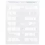 Brady, LAT-18-361-1, selbstlaminierender Polyester, White/Transparent, 25,4 x 13,7(33,78)mm, permanent, US-Letter, Cable Diameter 4,3 -6,5mm (1000 E.) (024570)