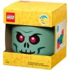 LEGO Storage Head Skeleton , Storage Box black/Red, large