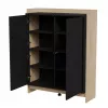 Cama PORTO chest of drawers 100x38x130 oak/black