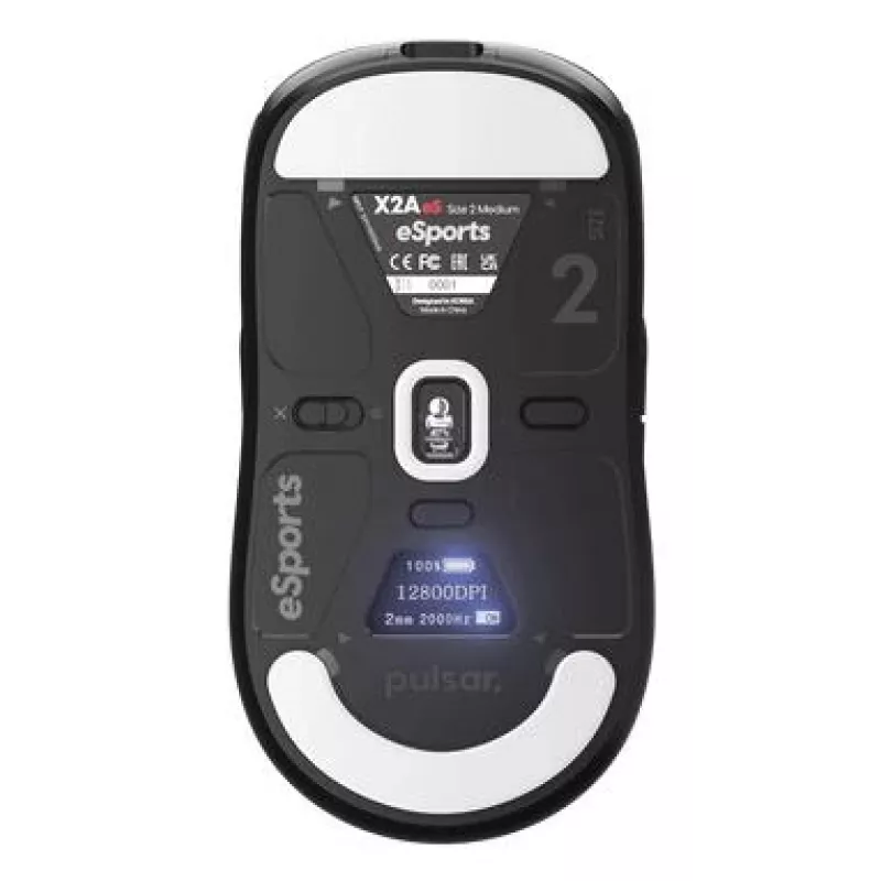 Mouse USB Optical Wrl X2A/ES SIZE2 Black PX2AES21 Pulsar
