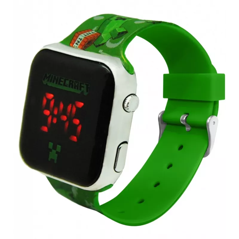 Children's digital wristwatch Euroswan Minecraft LED model 065786