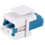 Keystone fiber optic adapter ShiverPeaks 08-10200 LC-LC duplex blue