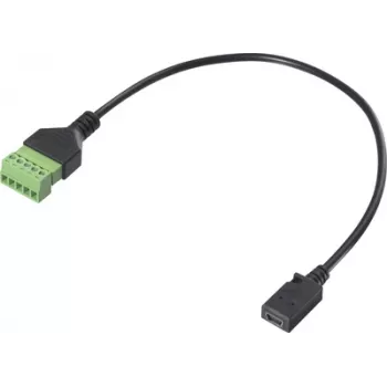 Renkforce USB 2.0 Adapter Cable[1x 2.0 Socket Mini-B - 1x Clamp Connection] RF-6443962 30 cm (RF-6443962)