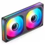 Cooling fan Jonsbo ZB-240 240mm ARGB PWM black — Infinity Mirror design
