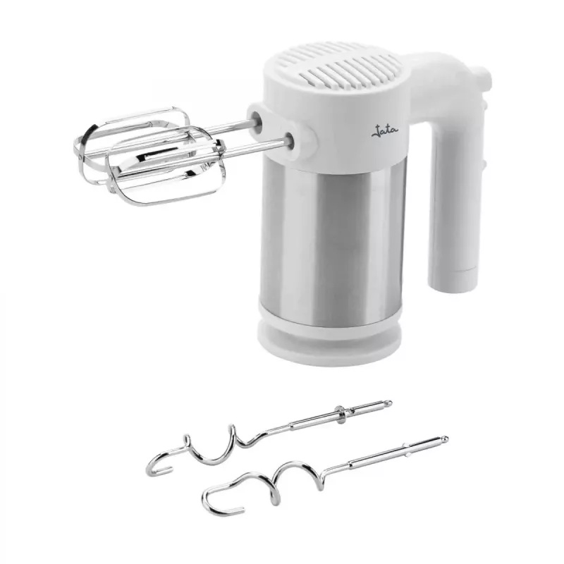 Hand mixer JATA JEMA1240 Stainless steel White