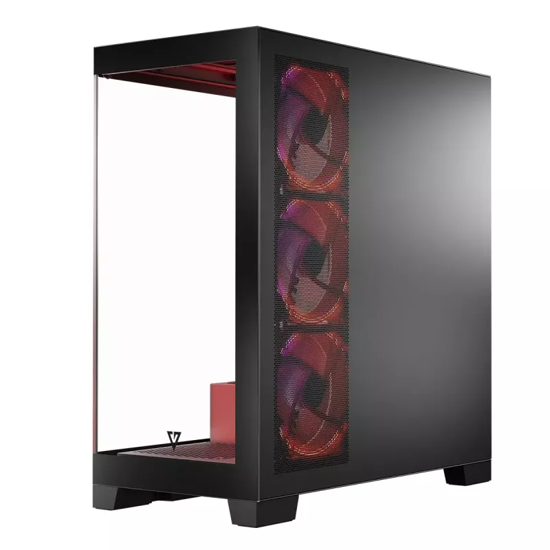 PC case MODECOM Volcano SPACE APEX ARGB Midi Tower, tempered glass, USB-C, supports ATX/microATX/Mini-ITX, GPU up to 430 mm, CPU cooler up to 180 mm