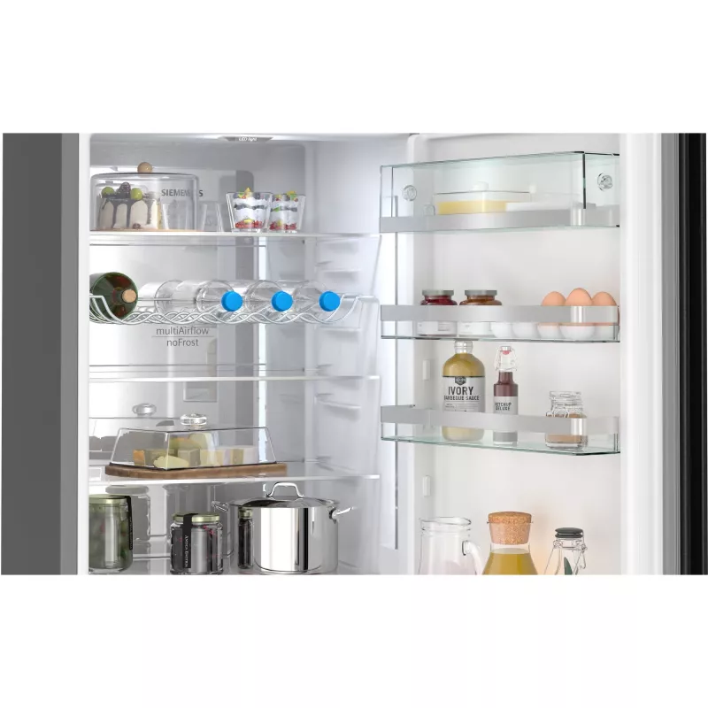 Fridge-freezer Siemens KG39NSBBF freestanding 363 L, NoFrost, 33 dB, black