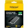 Power bank INTENSO 7350050 — 20000 mAh, 1× USB-A + 2× USB-C, 100 W total output, black/grey