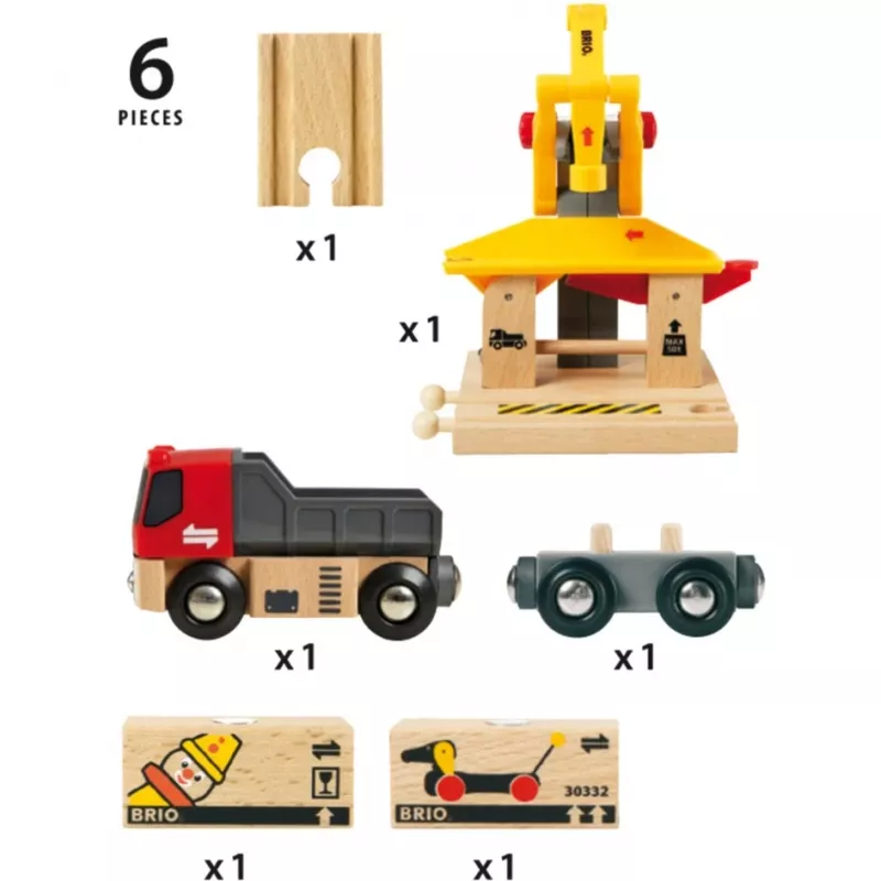 BRIO World Frachtverladestation cargo loading station play building