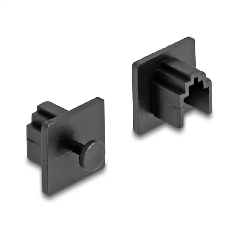 DeLOCK Dust Cover RJ10 Jack Grip 10 Pieces Black