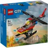 LEGO City Fire Helicopter 60411 construction toy, 85 pieces, rotating blades, 1 minifigure, age 5+ (220×90×60 mm)