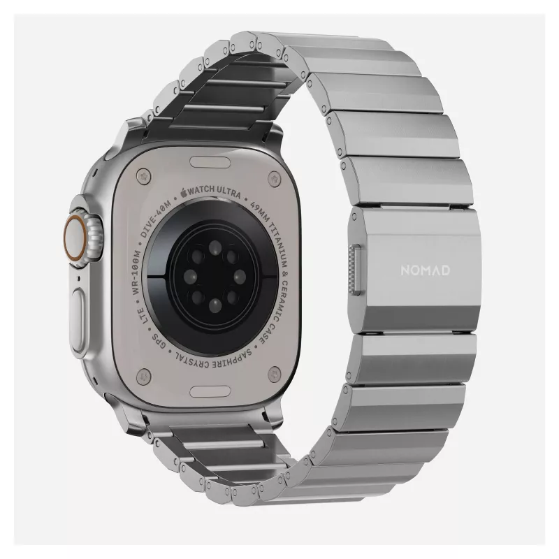NOMAD Titanium Band for Apple Watch 46mm/49mm Silver