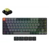 Mechanical keyboard Keychron K3X-B4 — 75% low-profile, wired & Bluetooth 5.2, USB-C, RGB backlight, grey, battery up to 124 h