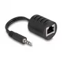 DeLOCK audio cable RJ-45 3.5mm Black 87858