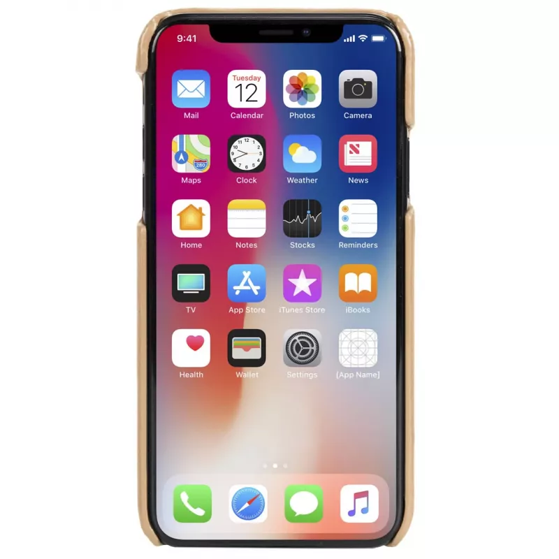 Cover Krusell Sunne 2 Card Cover iPhone XS Max 16.5 cm Beige