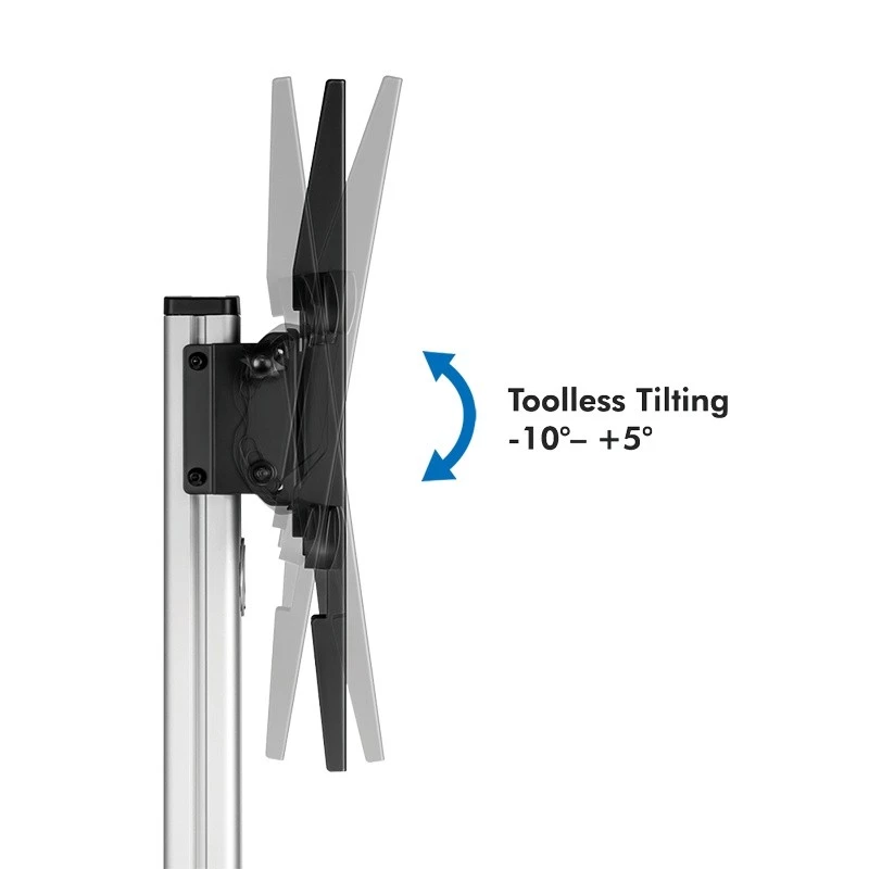 TV/Monitor cart, 37-86' 50kg max.