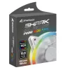 SHARKOON Shark Blades 120mm ARGB PWM Case Fan - White