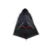 Tent High Peak Minitramp 2 lightweight black/red — 2-person compact camping tent