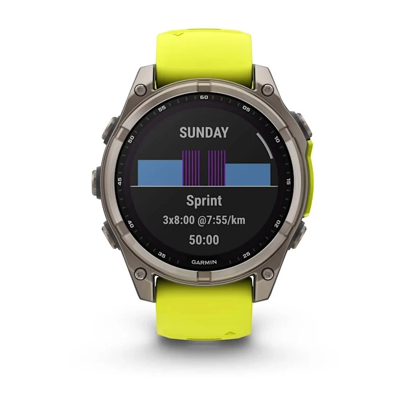 Garmin fenix 8 3.3 cm (1.3) 47 mm Digital 260 x 260 pixels Touchscreen Titanium Wi-Fi GPS (satellite)