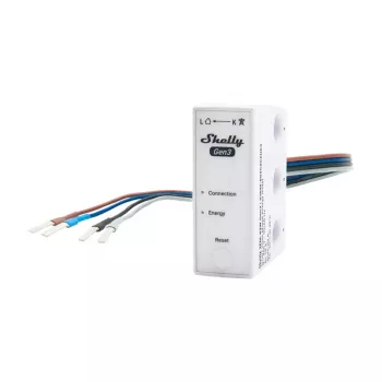 WiFi energy meter Shelly 3EM-63W Gen3 — 3-channel wired power meter