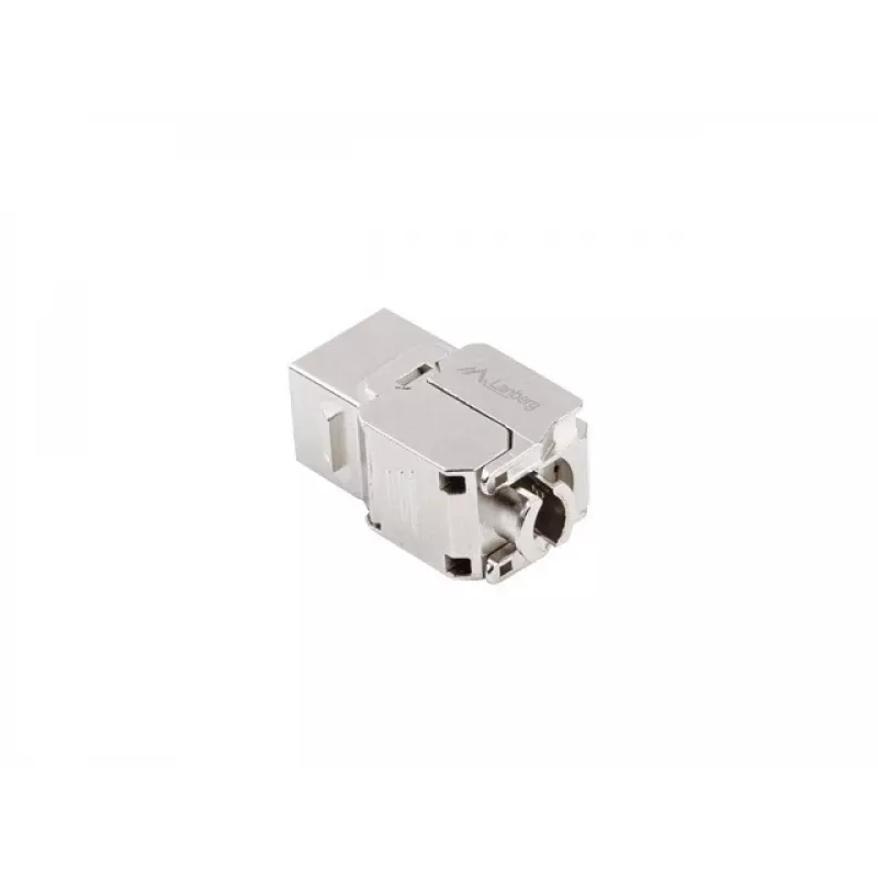 Keystone module Lanberg KSF7-2000 Flat Stainless Steel