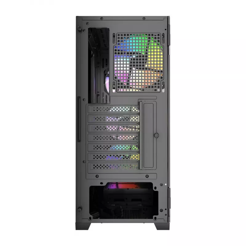 Gembird CCC-FC-900ARGB Gaming computer case Fornax 900, ATX, black
