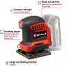 Power X-Change Akku-Faust-Schwingschleifer TE-OS 18/113 Li-Solo, 18Volt