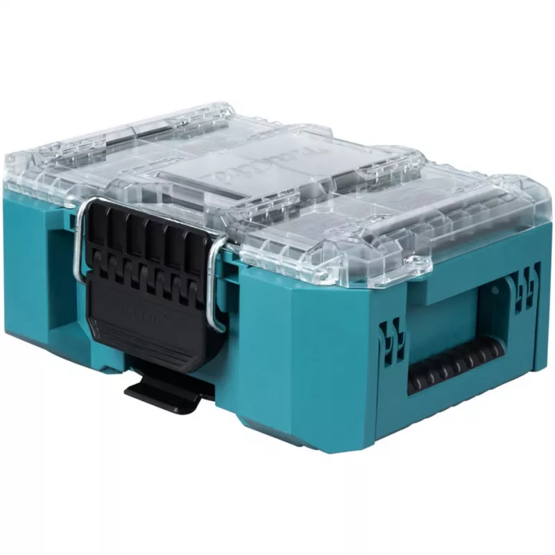 MAKTRAK Organizer compact , tool box Blue/transparent, transparent lid