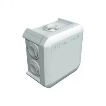 OBO Bettermann 2007045 Abzweigkasten T40 90x90x52 mm Light Grey Light Grey (RAL 7035) IP55 (2007045)