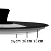 Hama 111545 pan lid Black, Transparent